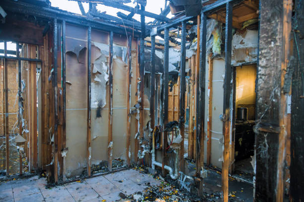 Professional Fire Damage Restoration technician working in Lake Park, GA